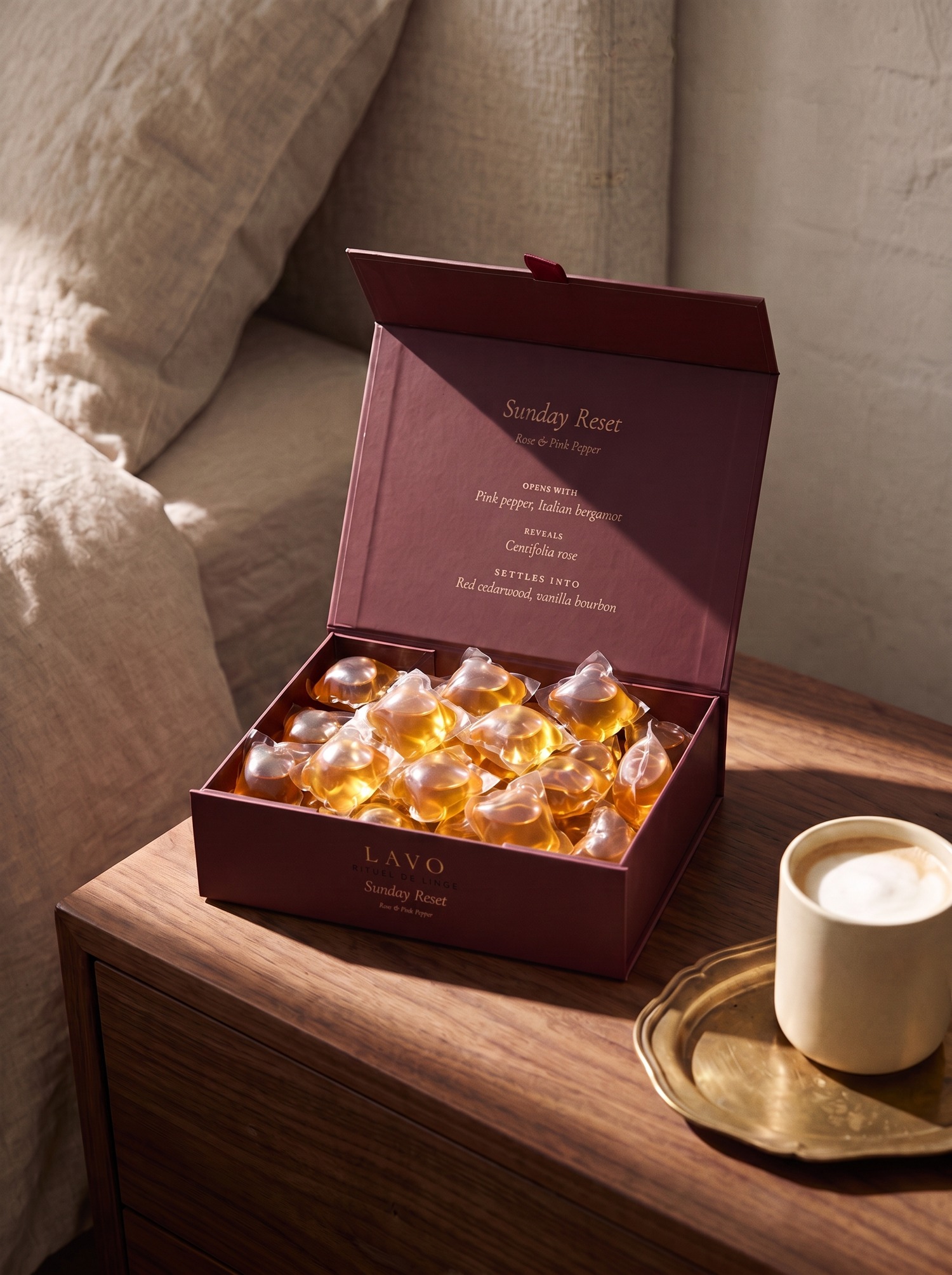 LAVO box bedside hero full morning beam