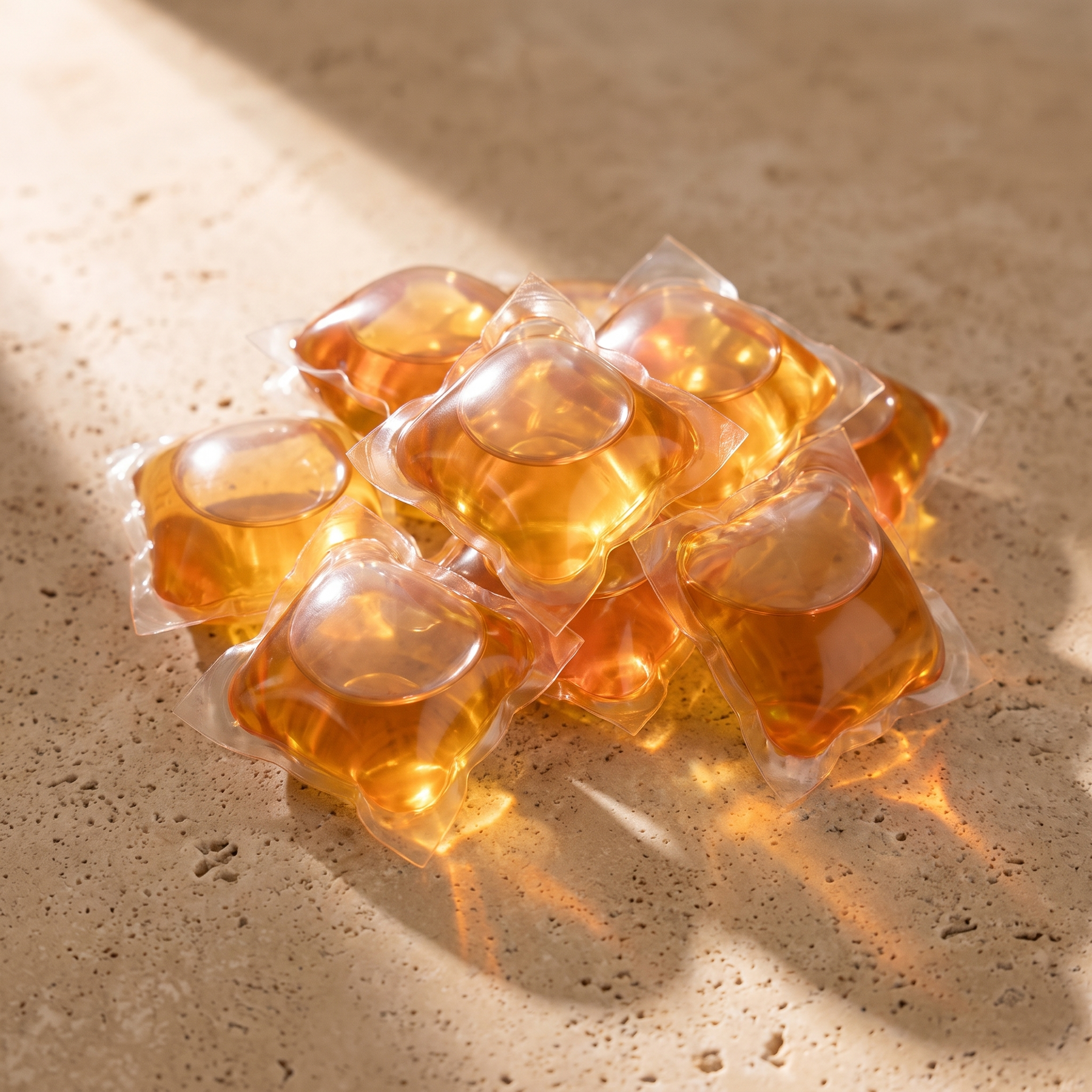 LAVO wrapped pods pile macro
